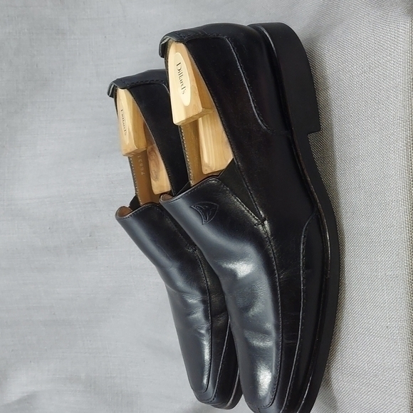 Toschi Black Leather Slip-on Loafer w/Carbonlite Insoles CIS Equipped Size 11 - Picture 3 of 16